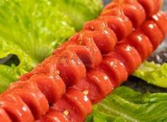 Grilled sausages