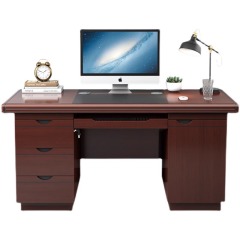 Paint desk, government staff desk, with drawers, thickened single desk, computer desk, eco-friendly board