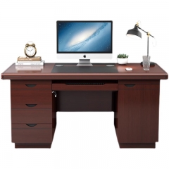 Paint desk, government staff desk, with drawers, thickened single desk, computer desk, eco-friendly board