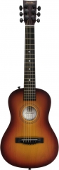 MUSICC irst Act Acoustic Sunburst Guitar, 30 Inch - Brass Acoustic Guitar Strings, Tuning Gear, String Post Covers, Steel-Reinforced Neck, Strap Buttons – Musical Instruments
