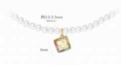 HEFANG's smiley pearl necklace is light luxury and elegant, and can be used as a gift.