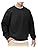 THE GYM PEOPLE Men's Fleece Crewneck Sweatshirt Thick Loose fit Soft Basic Pullover Sweatshirt