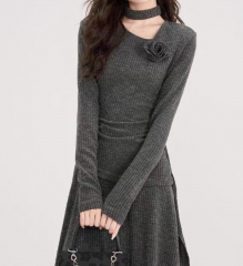 RT's French-style dresses for autumn and winter, for an elegant outfit.