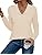 Zeagoo Sweaters for Women Fashion 2024 Fall Long Sleeve Shirts V Neck Collared Knit Pullover Tops Outfits