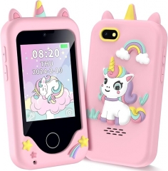 Kids Smart Phone for Boys, Christmas Birthday Gifts for Boy Girl Age 3-10 Kids Toys Cell Phone, 2.8" Touchscreen Toddler Learning Play Toy Phone with Dual Camera, Game, Music Playe