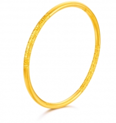Liufu jewelry Fuman inheritance Xiangyun gold bracelet female ancient solid gold bracelet price L05TBGB0019