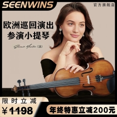 Hand-made solid wood violin for beginners, adults, professional grading, children's entry level