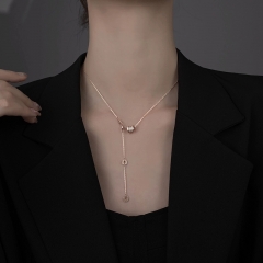 Golden butterfly necklrl, luxurious and unique birthday gift f
