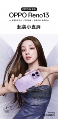 [New Product Launch] OPPO Reno13 Super Beautiful Small Straight Screen Trendy Butterfly Purple AI HD Live Photos Student Photography Intelligent AI Phone OPPO Official Flagship Sto