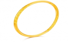CRD Claritti Gold Bracelet Full Gold 999 Shiny Dragon Scale Solid Bracelet CNC Bright Mirror Gold Christmas gift