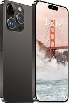 GazeTech0629  Huness I14 Pro MAX Smartphone Unlocked Cell Phone, 6800mAh 6.82" HD Screen Unlocked Phones, 6+256GB Android 13 with 128GB Memory Card, Dual Lock/Face ID/GPS