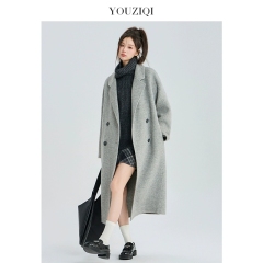 EYWGlacier Bluegrass Women's Outerwear 2024 New Winter Fashion Young Eco-Friendly Fox Fur CoatW4W