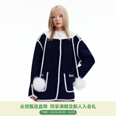 QRQ3RRQRQ3 New Winter Fashion Young Eco-Friendly Fox Fur Coat