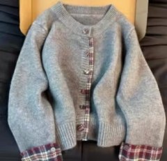 2024 New Warm and Cold-proof Thick Checked Jacket Hot Sale