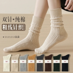 2024 New Women's Socks Winter Velvet Thickened Hot Sale