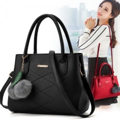 High-grade exotic niche black bag ladies new Joker Message bag fashion handbag