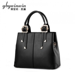 High-grade exotic niche black bag ladies new Joker Message bag fashion handbag