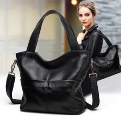High-grade exotic niche black bag ladies new Joker Message bag fashion handbag