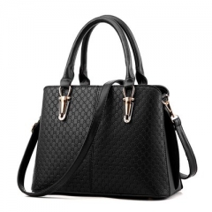 High-grade exotic niche black bag ladies new Joker Message bag fashion handbag