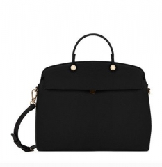 High-grade exotic niche black bag ladies new Joker Message bag fashion handbag