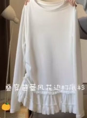2024 New Long Sleeve T-shirt Ballet Wind Cotton Winter Hot Sale