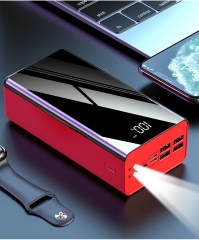 Nextron0331Large capacity mirror screen digital disolay mobile power bank