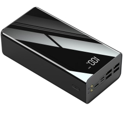Portable Power Bank with 50,000mAh Internal Battery, 10W USB-C PD Fast Charging, Charge 3 Devices Simultaneously, LED Power Indicator