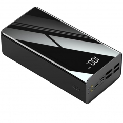 Portable Power Bank with 50,000mAh Internal Battery, 10W USB-C PD Fast Charging, Charge 3 Devices Simultaneously, LED Power Indicator