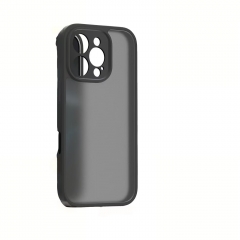 Kiddo0414Premium Black iPhone 16 Case Slim Design for Easy Grip Soft TPU Material for Comfortable Use Enhanced Protection