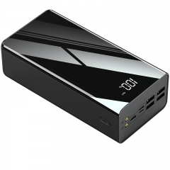 DriveX0501 Portable Charger P-ower Bank 5000mh Multi-u Port Input Portable Charger with Digital Indicator - High-Capacity, Fast Charging, and Sleek Design