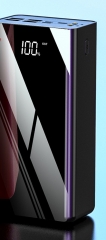 A high - capacity power bank with a capacity of 50000mAh black