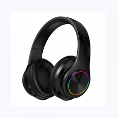 TrueCare0402 Cross-Border New B39 Glowing Wireless Bluetooth Headphones, Over-Ear with Foldable Design, Call Function and Card Insertion