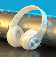 Chiclet0614 New Cross - border B39 Glowing Wireless Bluetooth Headset. It's a head - mounted model suitable for calls, can be folded, and supports memory card insertion.