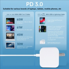 65W GaN charger PD fast charger for iPhone computer power adapterSparkTech0636