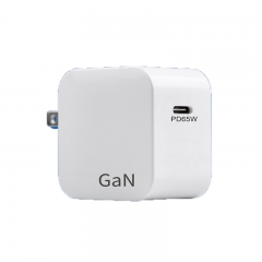 Kiddo0109 65W PD Fast Charger for iPhone 15/14/13, MacBook, iPad, GaN Tech, Compact & Foldable Plug