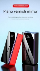 Pules0105 Cross-Border Large Capacity Charging Treasure 50000 Mah Mirror Screen Digital Display Mobile Power Powerbank Factory Wholesale