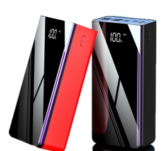 GazeTech0629 Cross - Border Large - Capacity Charging Bao 50000 mA Mirror Screen Digital Display Mobile Power Supply Powerbank Factory Wholesale