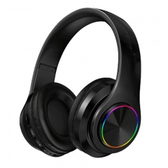 Luminous Bluetooth headset with heavy bass, running game, music, Android, Apple, universal.