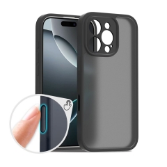 Black mobile phone shellPurelex0638Skin-sensitive acrylic magnetic shell for apple 16 mobile phone shell iphone16promax smart key protective sleeve
