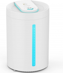 Humidifier, 2-in-1 Top Humidifier for Bedroom Large Room Baby Home, 4L/1.1Gal Cool Mist Humidifier, Auto Shut Off, Night Light.