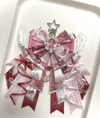 Pink bow gift wrap
