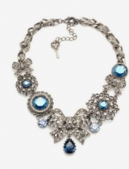 French tassel heavy industry necklace exquisite light luxury palace style necklace niche design high-end collarbone chain