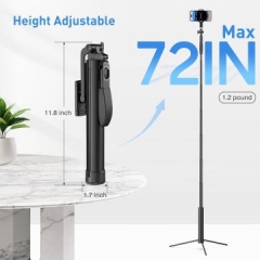 All metal luxury self timer tripod mobile phone video stabilization multi-function live broadcast support lengthening Tiktok outdoor