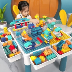Building block table large particle building block puzzle children's toy
