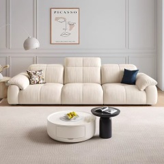 Soft leather sofa