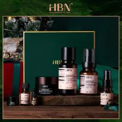 HBN Skin Care Set including Lotion, Emulsion and Cream.