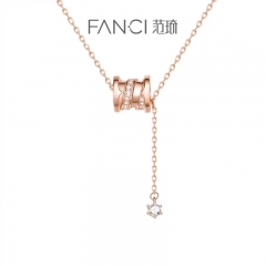 Exquisite and delicate small waist necklace gold