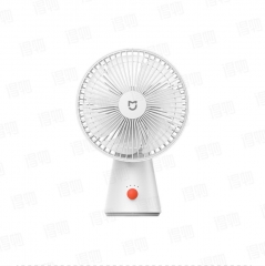 Xiaomi Fan, Mijia Desktop Portable Fan. It has a long battery life, offers 4-speed silent air supply, and features both vertical oscillation and dual adjustment functions.