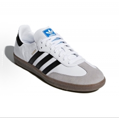 Adidas Originals SAMBA OG: It features a soft upper, providing a comfortable feeling. It's a low - top skate shoe that comes in black, white, and gray, suitable for both men and wo