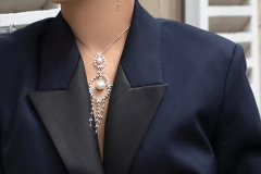 Flower-shaped necklace